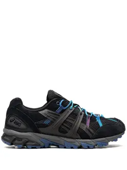 ASICS: Чёрные кроссовки  Gel