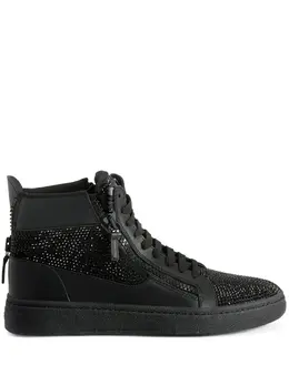 Giuseppe Zanotti: Чёрные кроссовки 