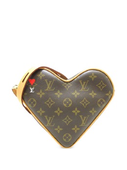 Louis Vuitton: Коричневая сумка через плечо 