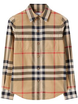 Burberry: Винтажная рубашка  Vintage Check