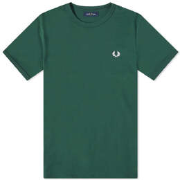 Fred Perry: Зелёная футболка  Ringer