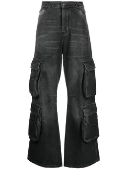 Diesel: Прямые джинсы 