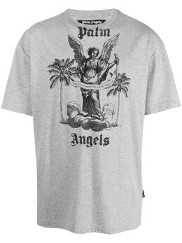 Palm Angels: Футболка с принтом 