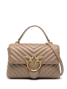 PINKO: Бежевая сумка  Love
