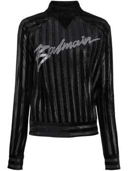 Balmain: Чёрный свитшот 