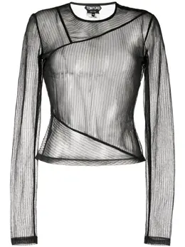 TOM FORD: Прозрачный топ 