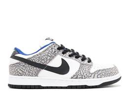 Nike: Белые кроссовки  Dunk Low Pro SB