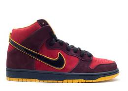 Nike: Красные кроссовки  Dunk High Premium SB