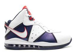 Nike: Белые кроссовки  Lebron 8