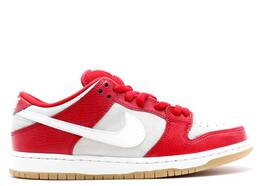 Nike: Красные кроссовки  Dunk Low Pro SB