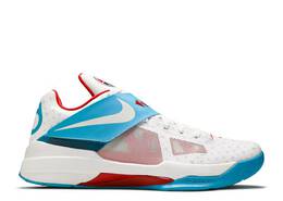 Nike: Белые кроссовки  Zoom KD 4