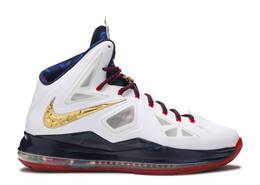 Nike: Белые кроссовки  Lebron 10