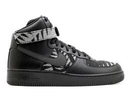 Nike: Чёрные кроссовки Air Force 1 High