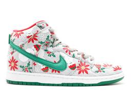 Nike: Серые кроссовки  Dunk High Premium SB