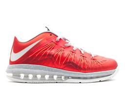 Nike: Красные кроссовки  Air Max Lebron 10 Low