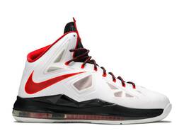 Nike: Белые кроссовки  Lebron 10