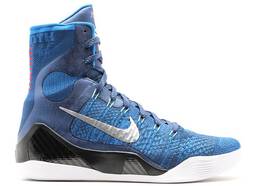 Nike: Голубые кроссовки  Kobe 9 Elite