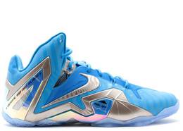 Nike: Синие кроссовки  Lebron 11