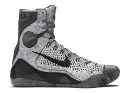 Nike: Серые кроссовки  Kobe 9 Elite