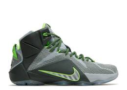 Nike: Серые кроссовки  Lebron 12