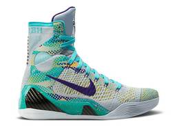 Nike: Серые кроссовки  Kobe 9 Elite