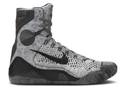 Nike: Серые кроссовки  Kobe 9 Elite