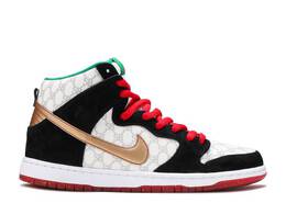 Nike: Чёрные кроссовки  Dunk High