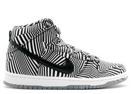 Nike: Белые кроссовки  Dunk High Premium SB