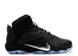 Nike: Чёрные кроссовки  Lebron 12