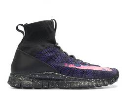 Nike: Чёрные кроссовки  Free Flyknit Mercurial