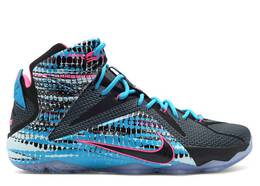 Nike: Чёрные кроссовки  Lebron 12