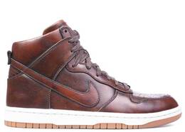 Nike: Коричневые кроссовки  Dunk High