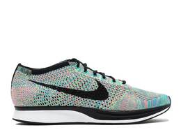 Nike: Зелёные кроссовки  Flyknit Racer