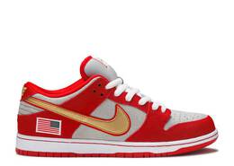 Nike: Красные кроссовки  SB Dunk Low