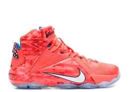 Nike: Красные кроссовки  Lebron 12