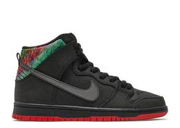 Nike: Чёрные кроссовки  SB Dunk High Pro