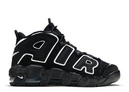 Nike: Чёрные кроссовки  Air More Uptempo