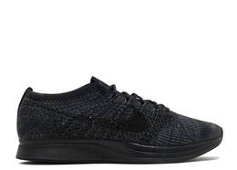 Nike: Чёрные кроссовки  Flyknit Racer