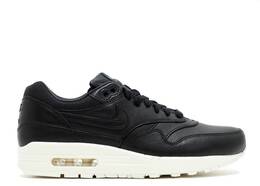 Nike: Чёрные кроссовки  WMNS Air Max 1