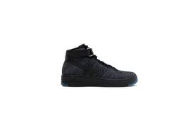 Nike: Тёмные кроссовки Air Force 1 High