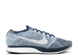 Nike: Голубые кроссовки  Flyknit Racer