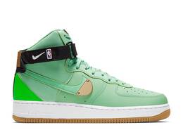 Nike: Зелёные кроссовки  Air Force 1 High