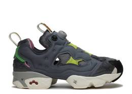 Reebok: Серые кроссовки  InstaPump Fury