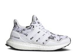 Adidas: Белые кроссовки  UltraBoost DNA