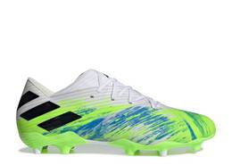 Adidas: Зелёные кроссовки  Nemeziz