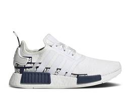 Adidas: Белые кроссовки  NMD_R1 J