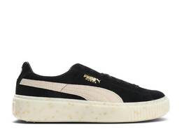 PUMA: Чёрные кроссовки  Suede