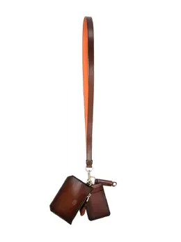 Santoni: Коричневый картхолдер 