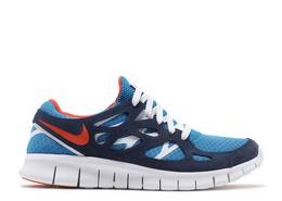 Nike: Светлые кроссовки  Free Run 2