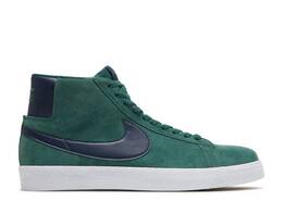 Nike: Зелёные кроссовки  Zoom Blazer